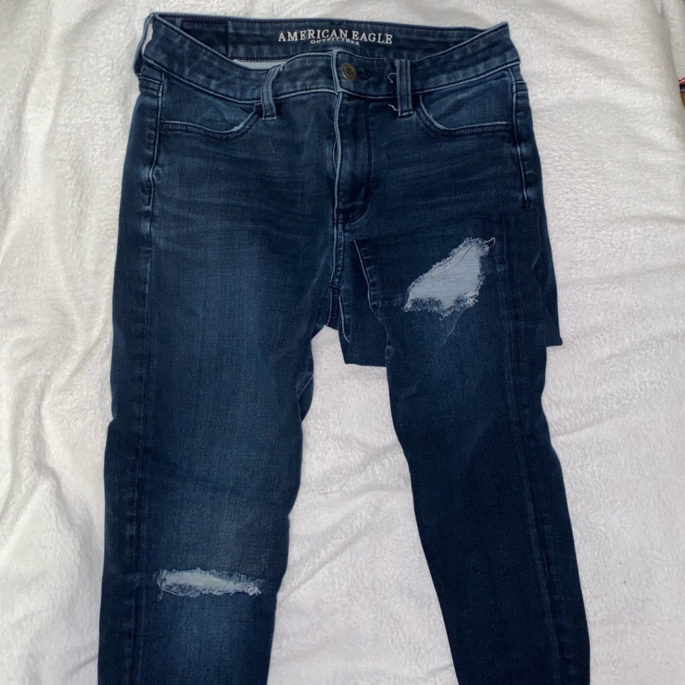Size four ripped jeans